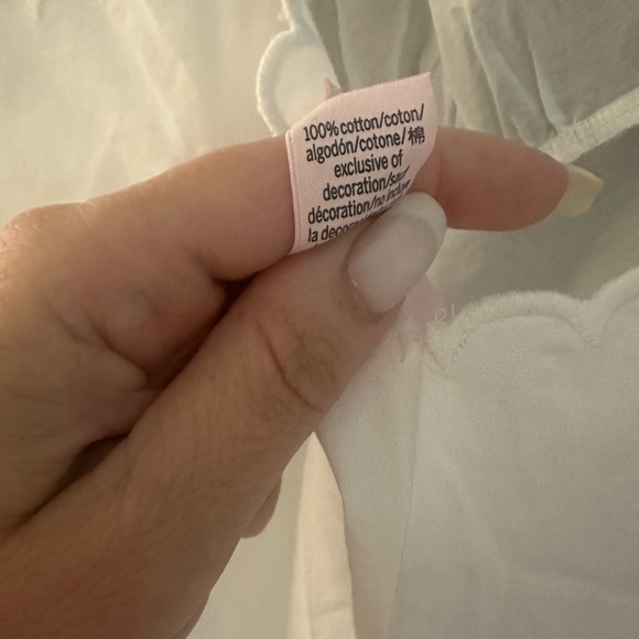 NWT Victoria’s Secret White 100% Cotton Eyelet Nightgown XL - Picture 3 of 4